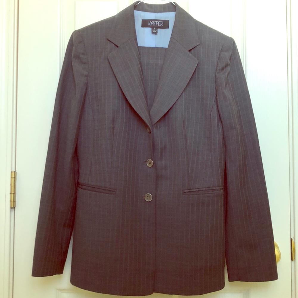 Kasper Womens Pant Suit